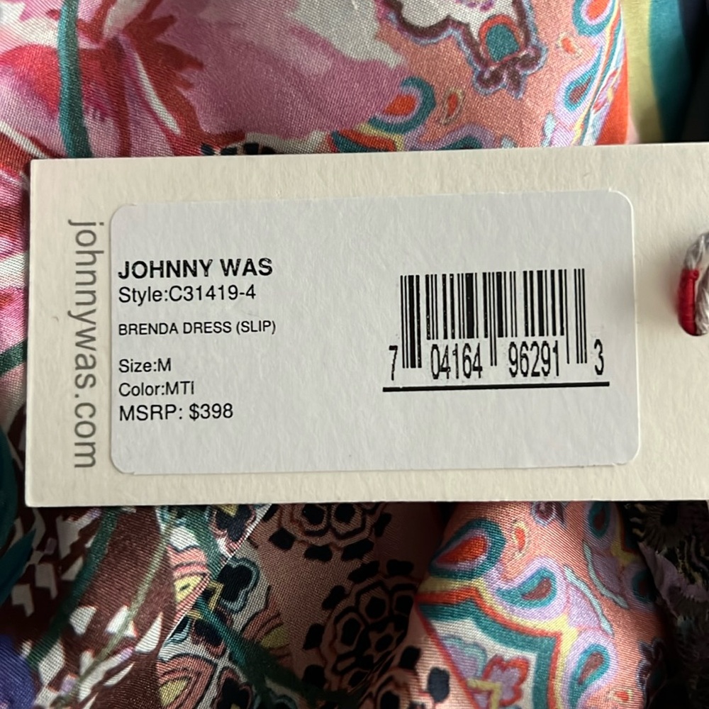 Johnny Was Brenda Silk Floral Maxi Dress NWT - Picture 2 of 10